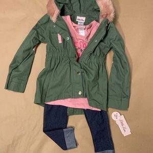 NWT Girls 5 3-Piece “Awesome Day” Winter Set